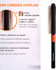 Escova de Cabelo Antiestática Flow Basic Embaixador 30mm
