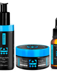 Kit 01 Óleo Goot 30ml + 1 Balm Goot 120ml + 1 Pomada Efeito Brilho 85g