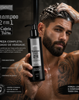 Shampoo 2 em 1 Cabelo e Barba BTH 280ml