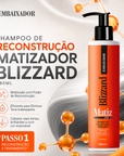 Shampoo de Reconstrucao Matizador Blizzard Embaixador - 280ml