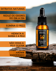 Kit 01 Óleo para Barba Goot Wood + 01 Balm Goot Wood Embaixador 120ml