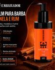 Kit Óleo e Balm para Barba Smaak Canela & Rum Embaixador