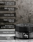 Pomada Modeladora Efeito Black Embaixador - 85g