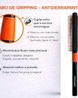 Escova de Cabelo Antiestática Flow Basic Embaixador 30mm
